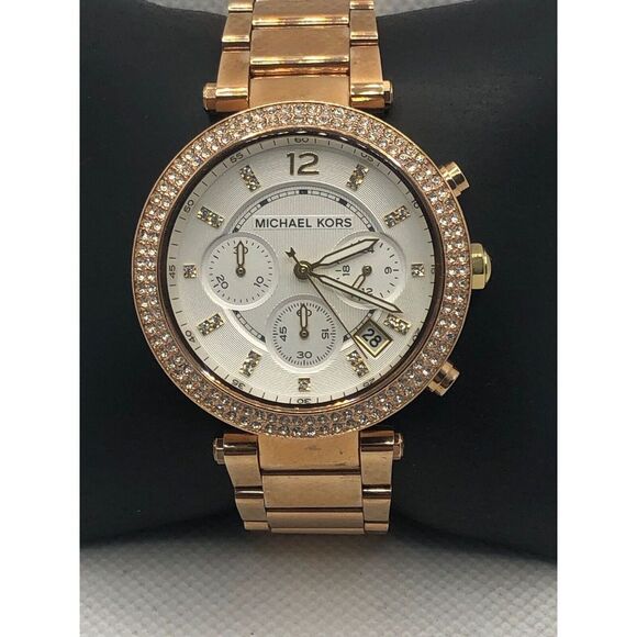 Michael Kors MK5626 Womens Stainless Steel Analog Silver Dial Quartz Watch KS405 - Picture 1 of 9